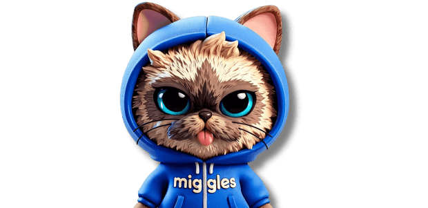 miggles character mascot
